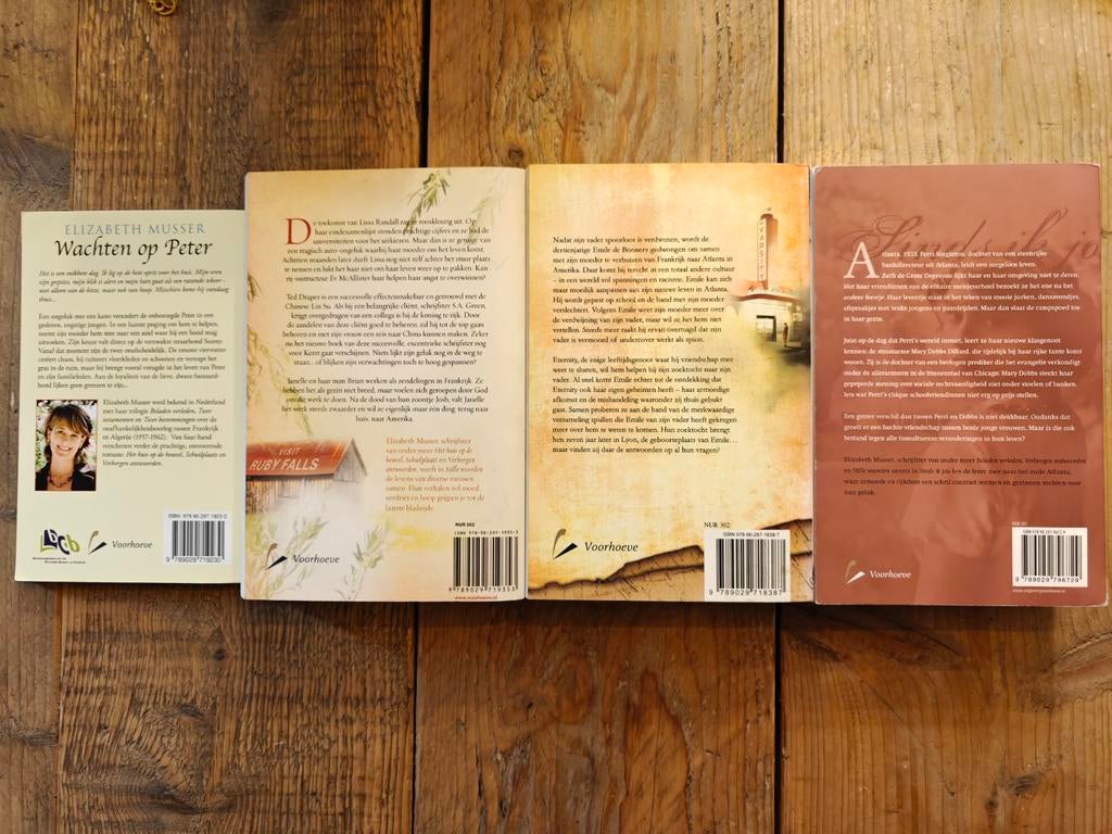 4 Boeken van Elisabeth Musser., Boeken, Ophalen of Verzenden, Zo goed als nieuw
