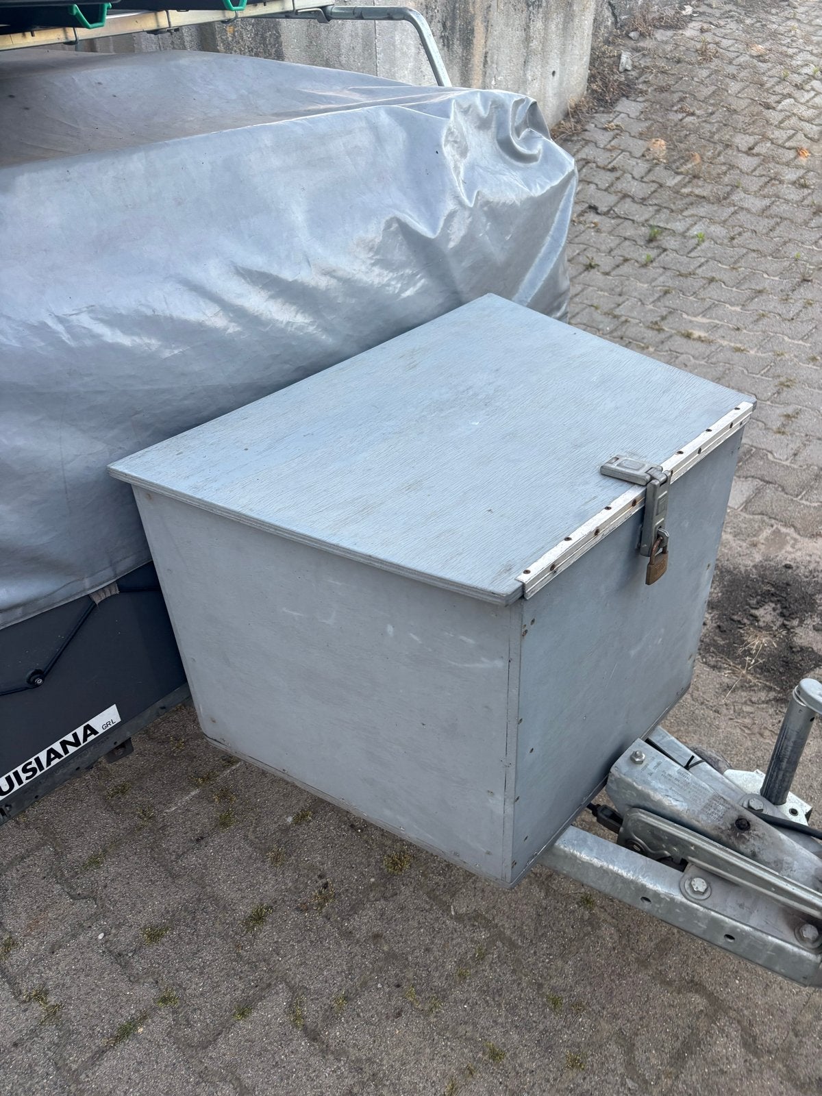 Disselbak voor aanhanger of vouwwwagen, Ophalen, Gebruikt