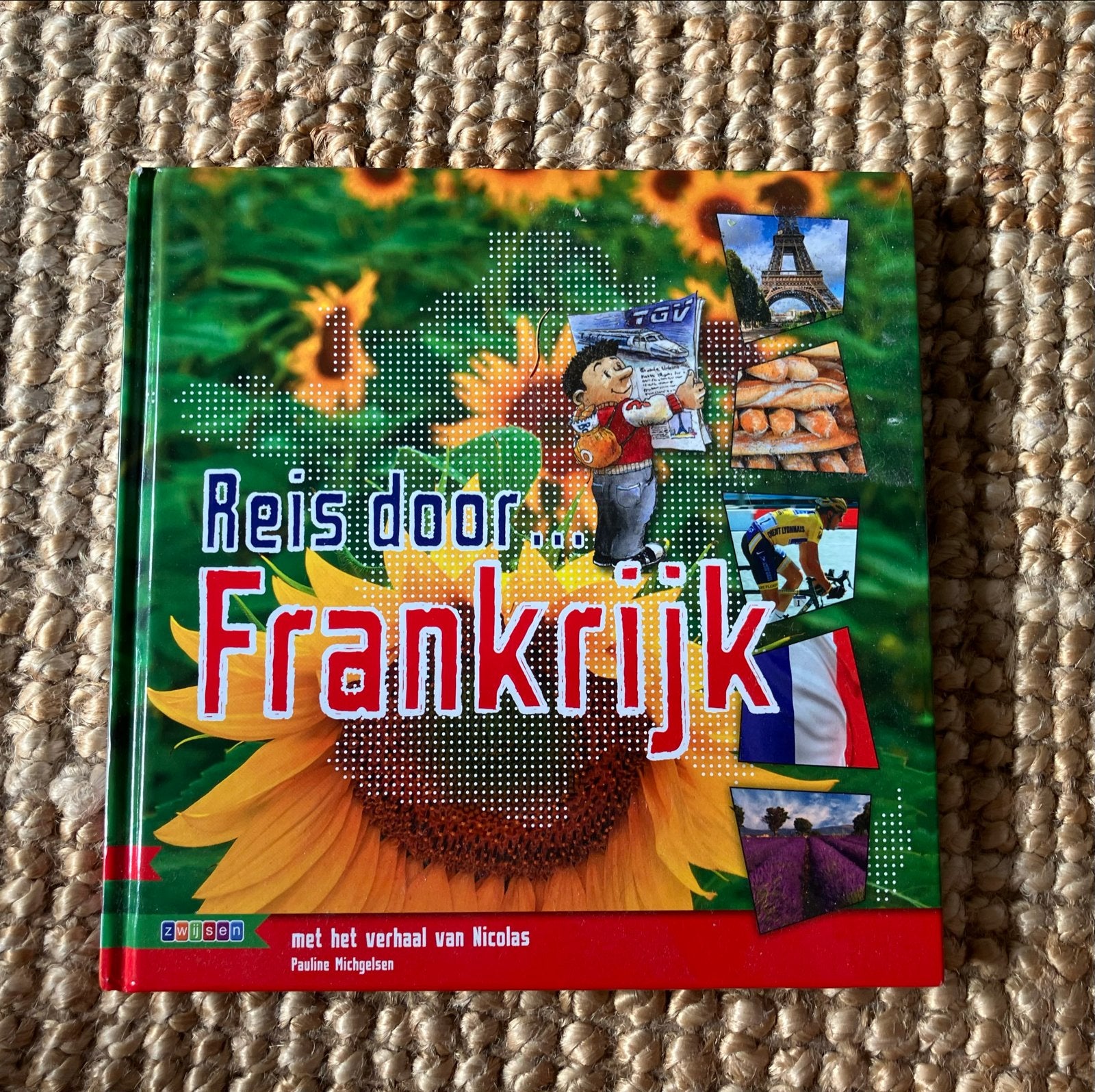 Reis door Frankrijk  leerzaam boek handig voor spreekbeurt, Ophalen of Verzenden, Zo goed als nieuw, Non-fictie