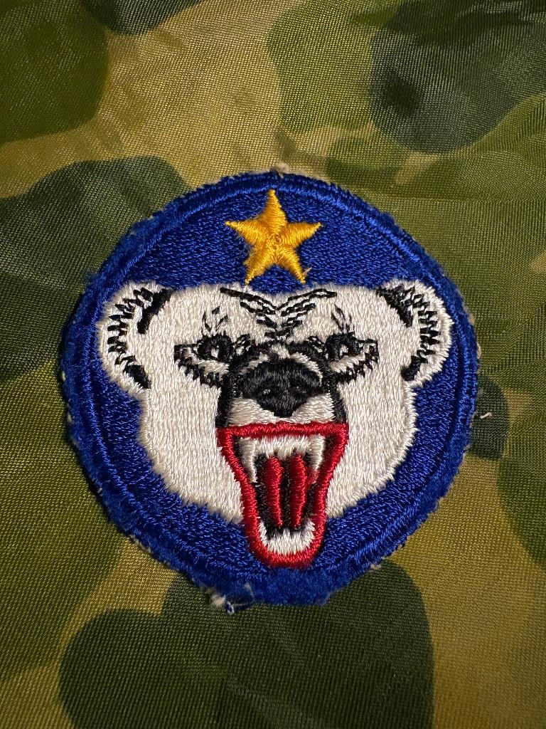 Tweede wereldoorlog US Alaskan Defense Command patch, Ophalen of Verzenden, Landmacht, Amerika, Embleem of Badge