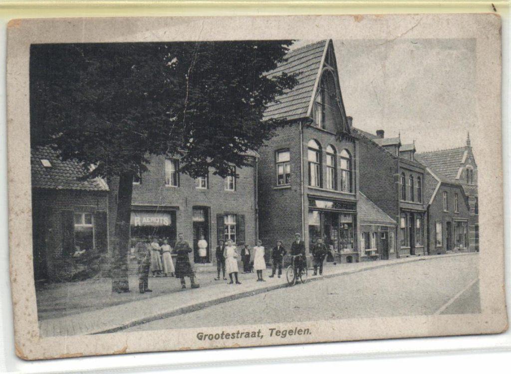 x6165 grootestraat tegelen, Verzamelen, Ansichtkaarten | Nederland, Verzenden, Voor 1920, Noord-Brabant