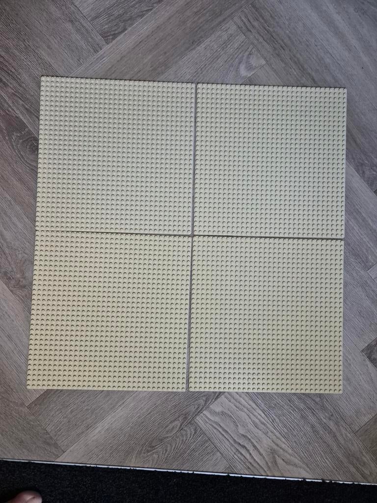 4 lego 10699 tan western creme bouwplaten grondplaten, Kinderen en Baby's, Speelgoed | Duplo en Lego, Lego, Ophalen of Verzenden
