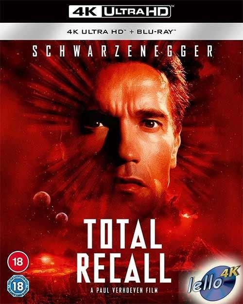 Blu-ray 4K: Total Recall (1990 Arnold Schwarzenegger) KiS UK, Ophalen of Verzenden, Nieuw in verpakking, 4K Ultra HD Blu-ray, Actie
