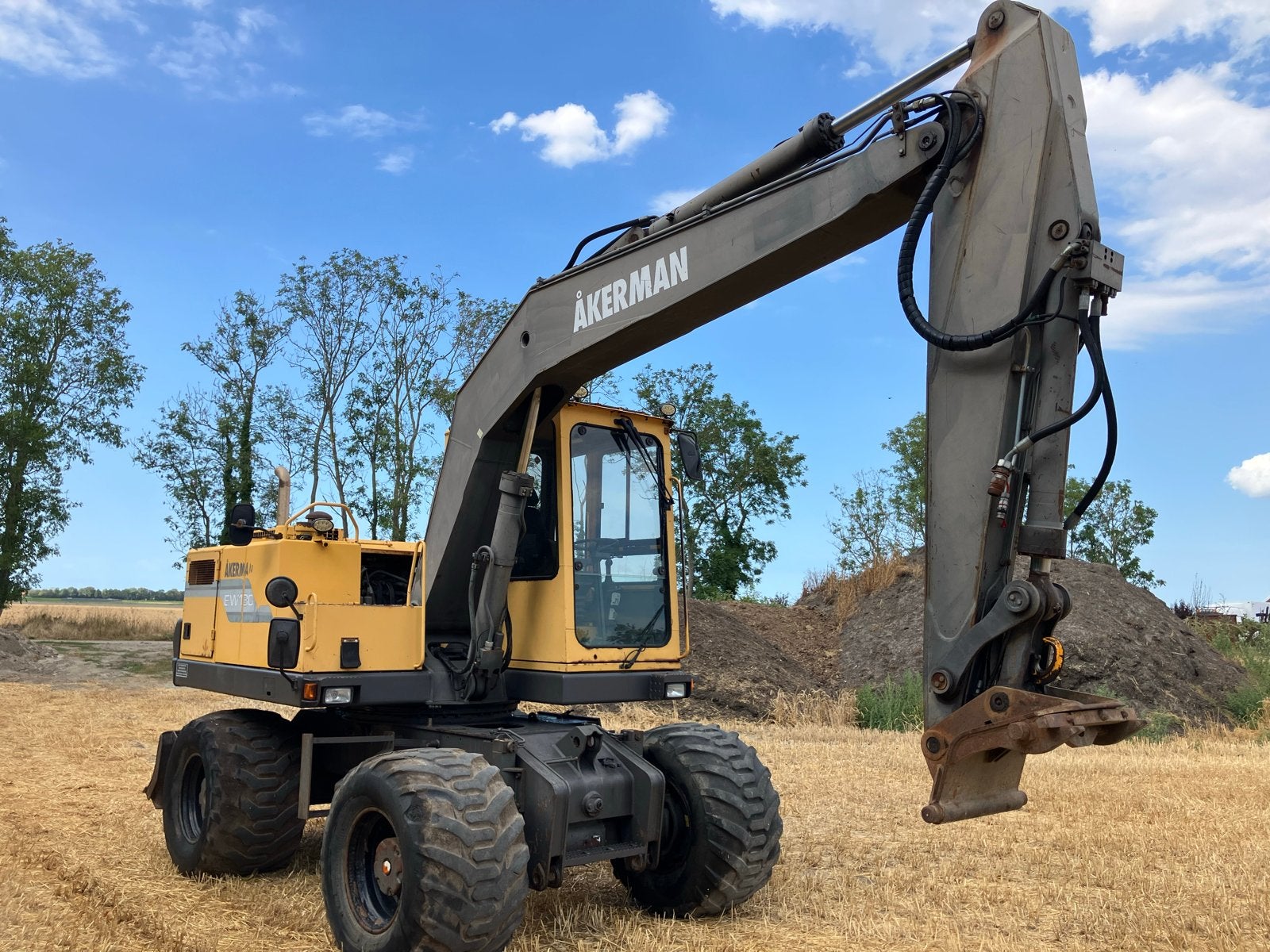 Akerman EW130 mobiel kraan, Zakelijke goederen, Ophalen, Graafmachine