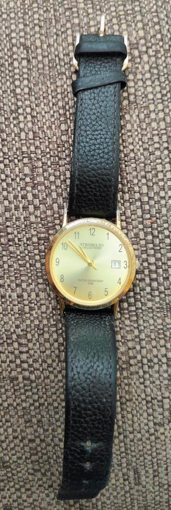 Herenhorloge Strobelzo te koop., Ophalen of Verzenden, Staal, Overige merken