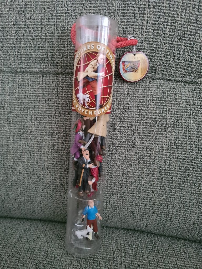Nieuw in verpakking Kuifje tin tin tintin plastoy poppetjes, Plastoy, Beeldje of Figuurtje, Nieuw, Ophalen of Verzenden