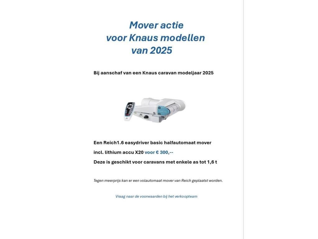 Knaus Sudwind 420 QD Nieuw 2025!, Bedrijf, Treinzit, Schokbreker, 4 tot 5 meter