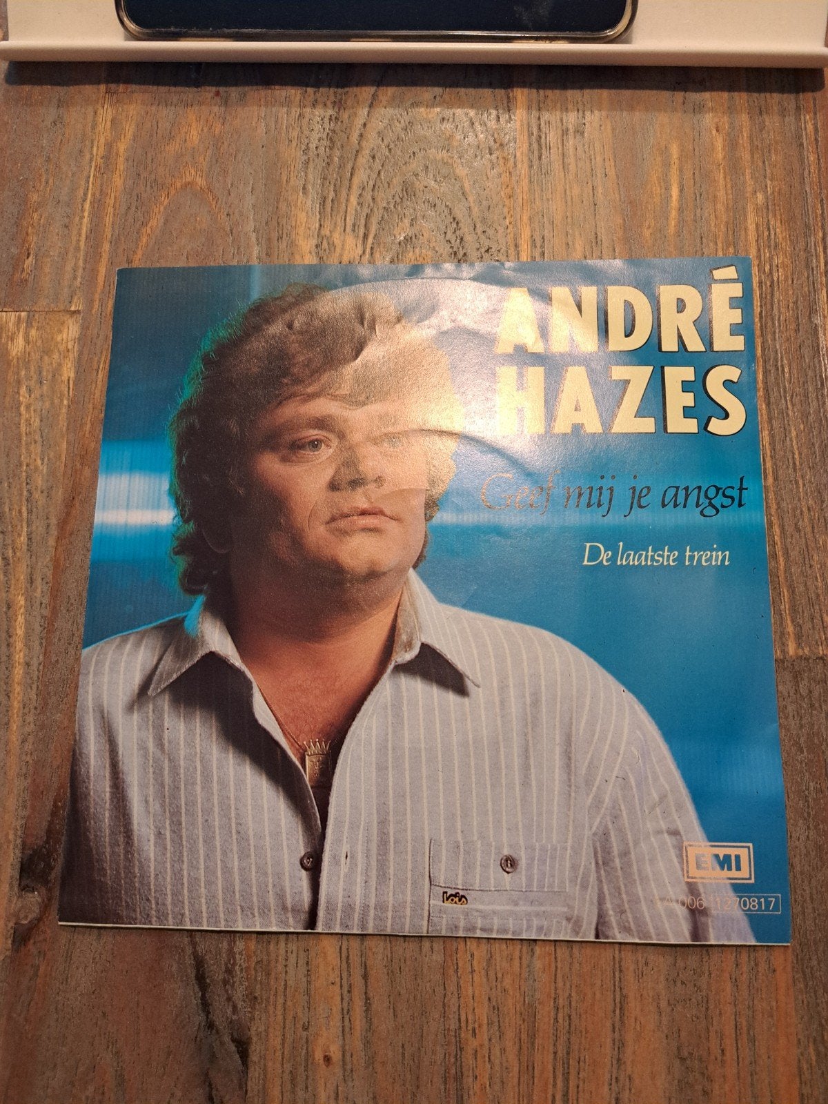 ANDRE HAZES SINGLE GEEF MIJ JE ANGST., Ophalen of Verzenden, Zo goed als nieuw, Overige formaten, Levenslied of Smartlap