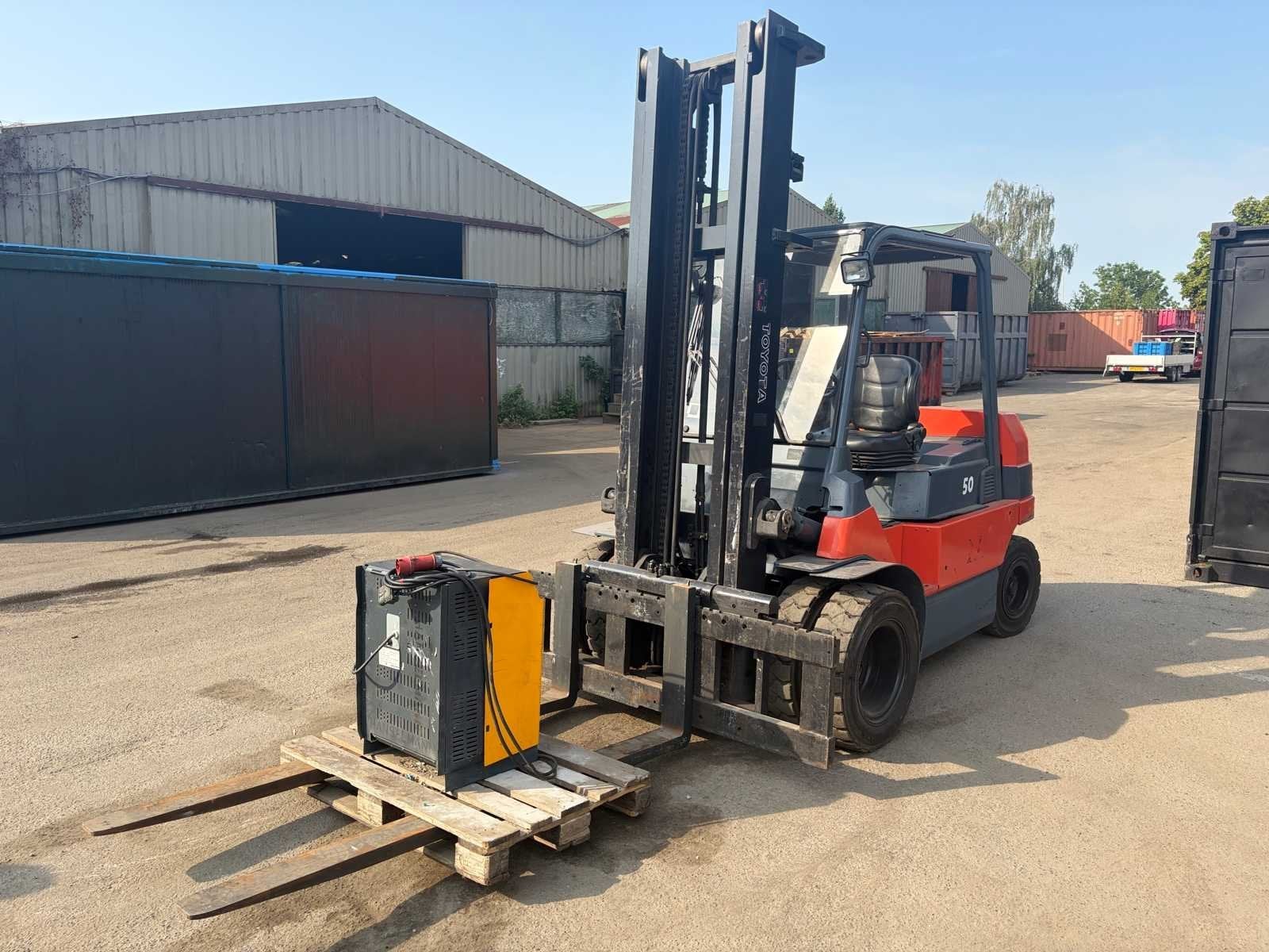 2003 Toyota 7FBMF50 Vorkheftruck, Elektrisch, Heftruck, Toyota