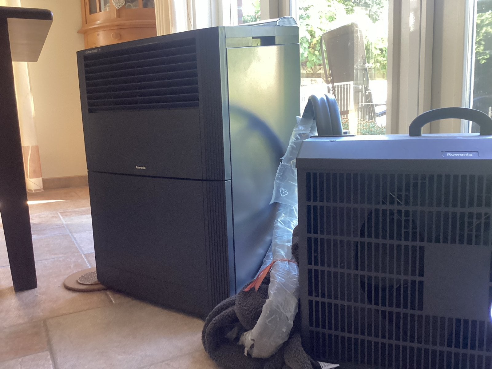 Mobiele airco voor verkoeling in huis, Ophalen, Gebruikt, Timer, Koelen en Ontvochtigen