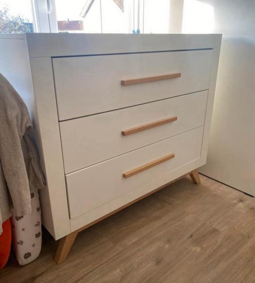 Bopita Fenna commode - wit, Kinderen en Baby's, Ophalen, Gebruikt, 50 tot 70 cm, 100 cm of meer