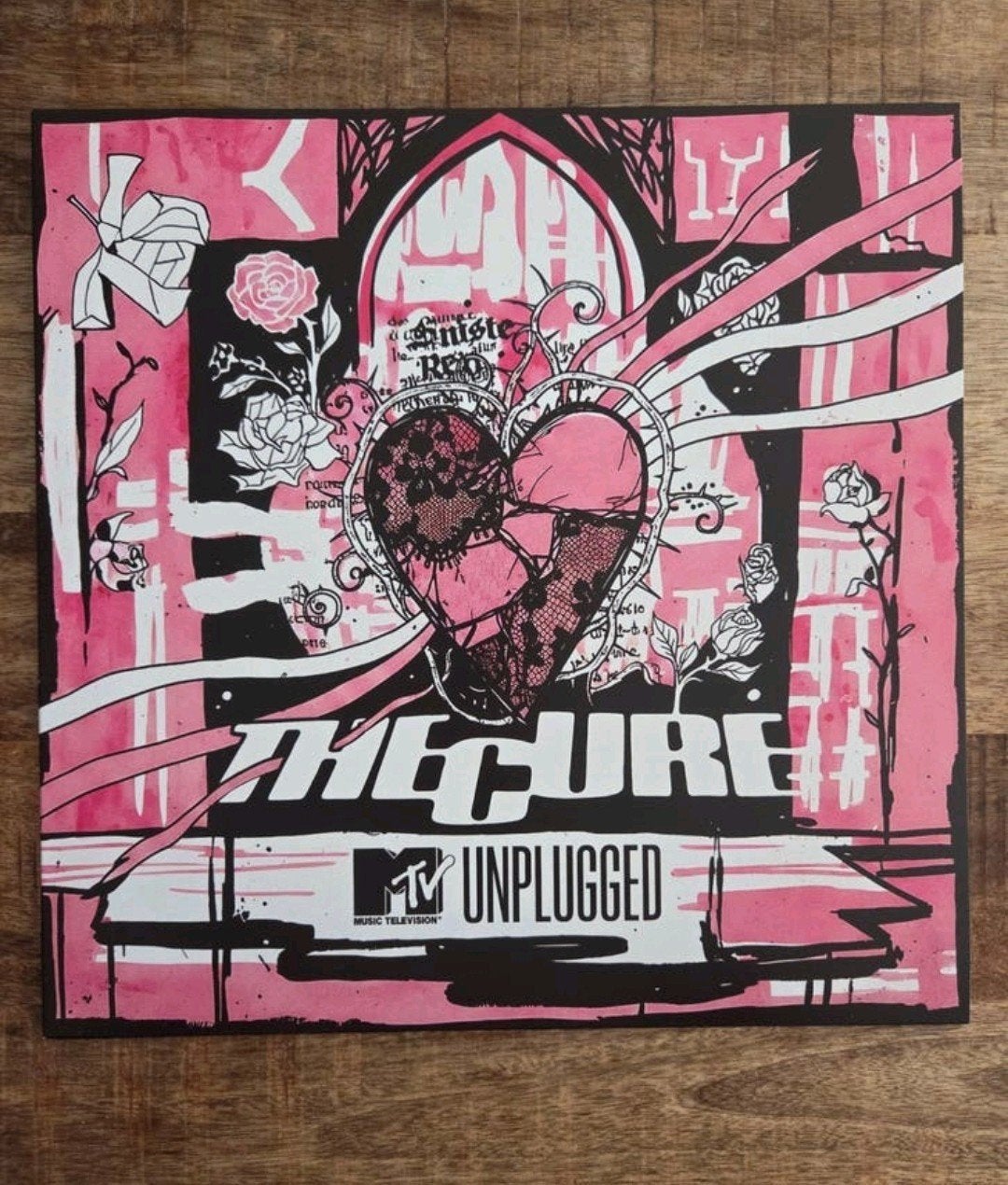 Lp the cure MTV unplugged, Cd's en Dvd's, Vinyl | Rock, Ophalen of Verzenden, Zo goed als nieuw