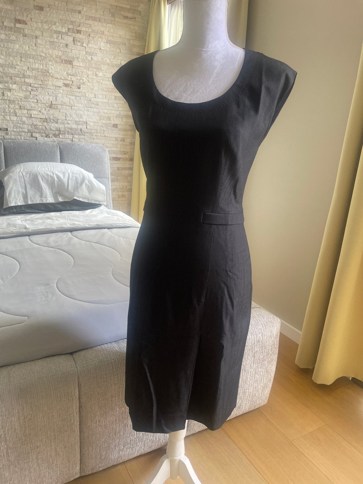 Hugo Boss Zwarte Jurk - Maat 38/40 (M), Maat 38/40 (M), Zwart, Ophalen of Verzenden, Zo goed als nieuw