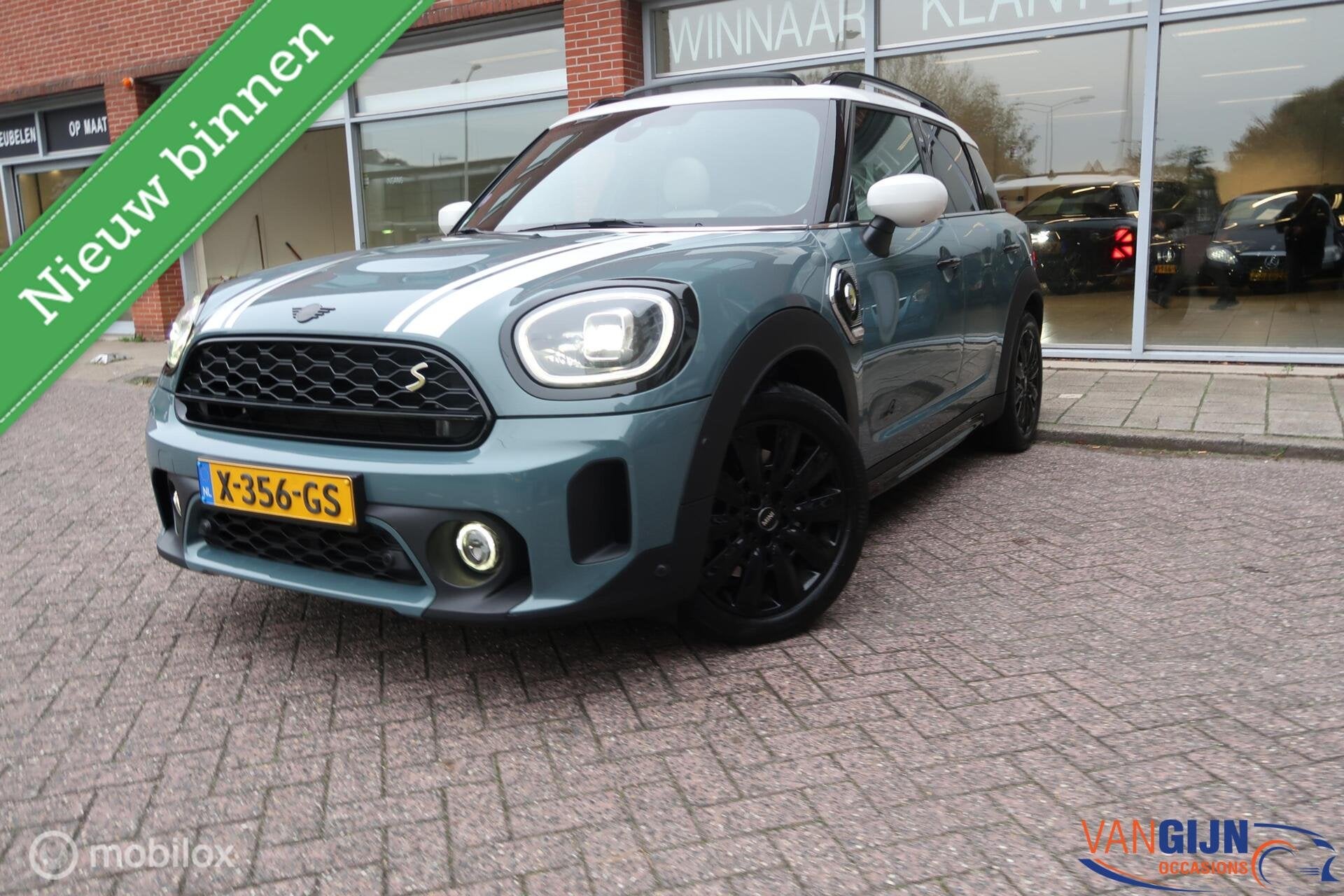 Mini Countryman 1.5 Cooper S E ALL4 Pano Carplay leder, Auto's, Automaat, Dealer onderhouden, Gebruikt, Euro 6