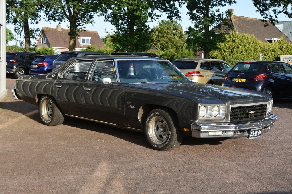 Chevrolet Impala 1 BL 69 Sport 350 ci Bouwjaar 1976. Nederla, Automaat, Achterwielaandrijving, Chevrolet, Zwart