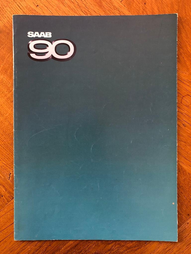 Saab 90 folder 1984, Boeken, Auto's | Folders en Tijdschriften, Nieuw, Overige merken, Verzenden