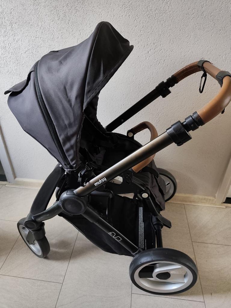 Mutsy Evo 3-in-1 Kinderwagen met Cybex Z-Cloud Maxi-Cosi, Ophalen, Gebruikt, Met autostoeltje, Combiwagen