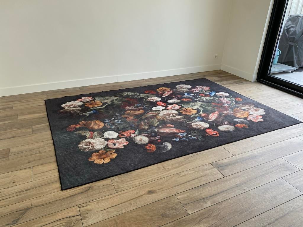 Carpetright Doune vloerkleed bloemenprint 200x290 cm, Huis en Inrichting, Stoffering | Tapijten en Kleden, Zo goed als nieuw, 200 cm of meer