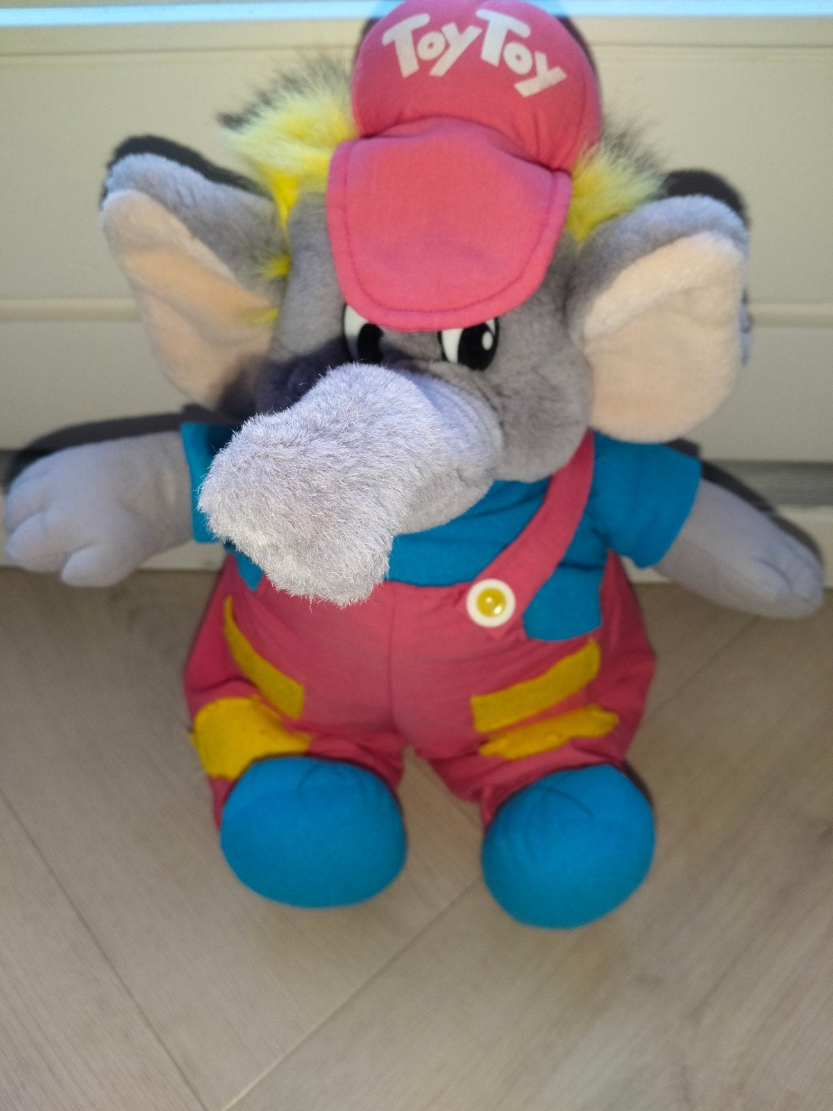 Vintage Intertoys mascotte Toy Toy de Olifant knuffel, Kinderen en Baby's, Ophalen of Verzenden, Gebruikt, Olifant