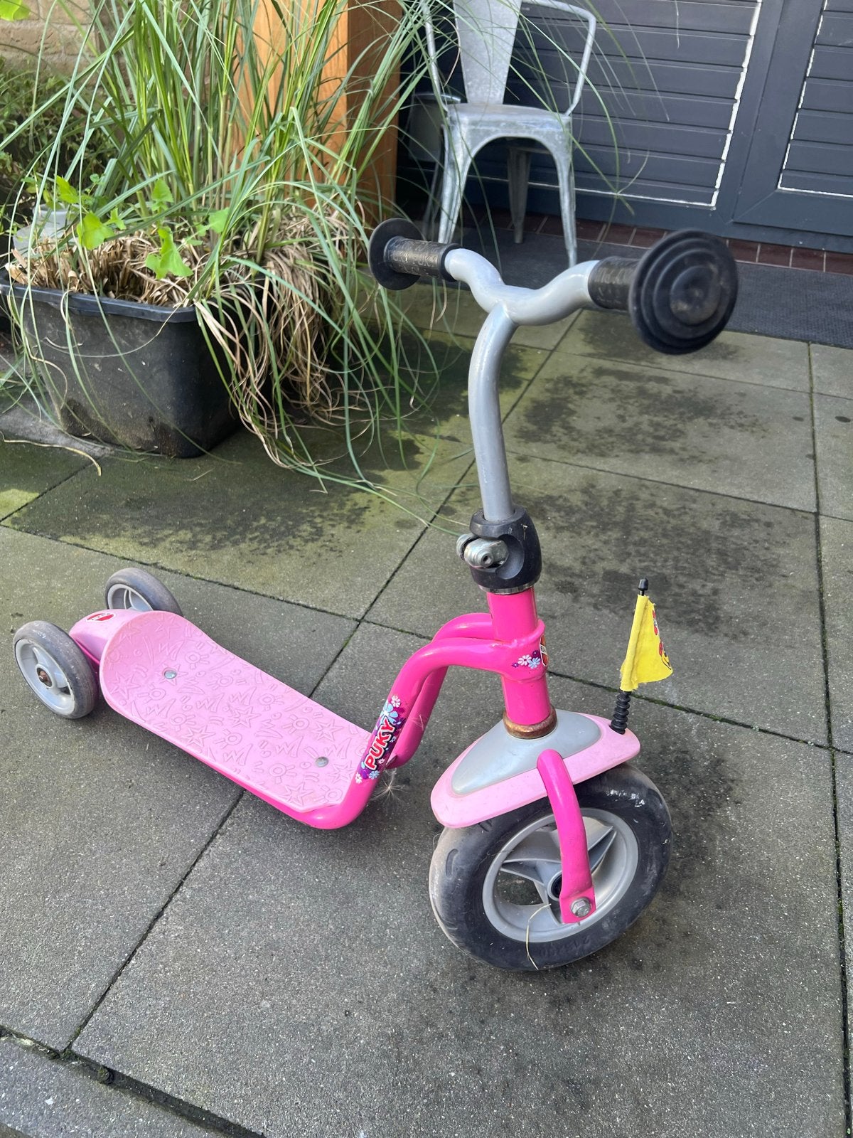 Roze Puky kinderstep, gebruikt maar in goede staat, Ophalen of Verzenden, Gebruikt, Gewone step