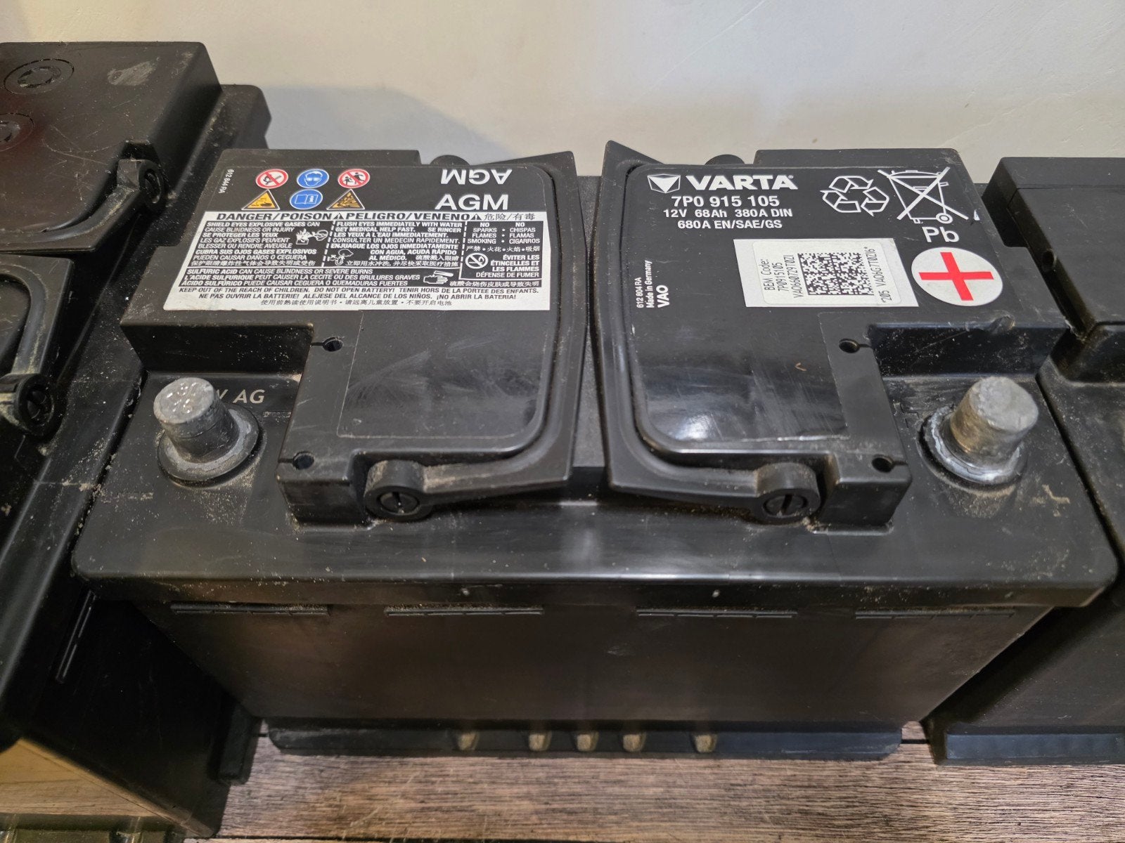 Varta 12v 68ah 680a auto accu, ., Gebruikt, ., .
