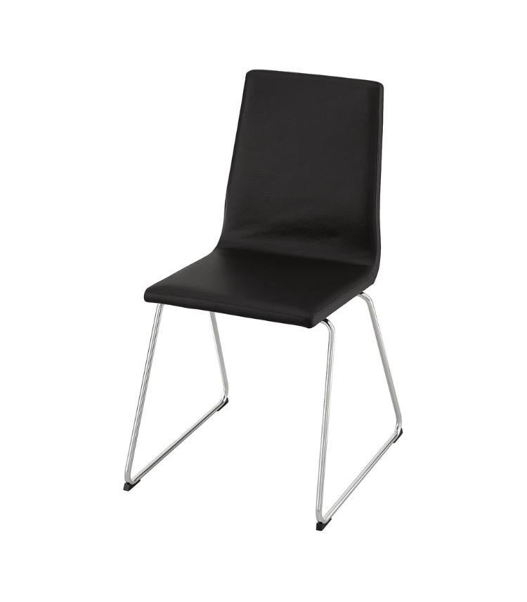 IKEA stoel in zeer goede staat, Lillanas, Ophalen, Ikea, Zwart, Zo goed als nieuw