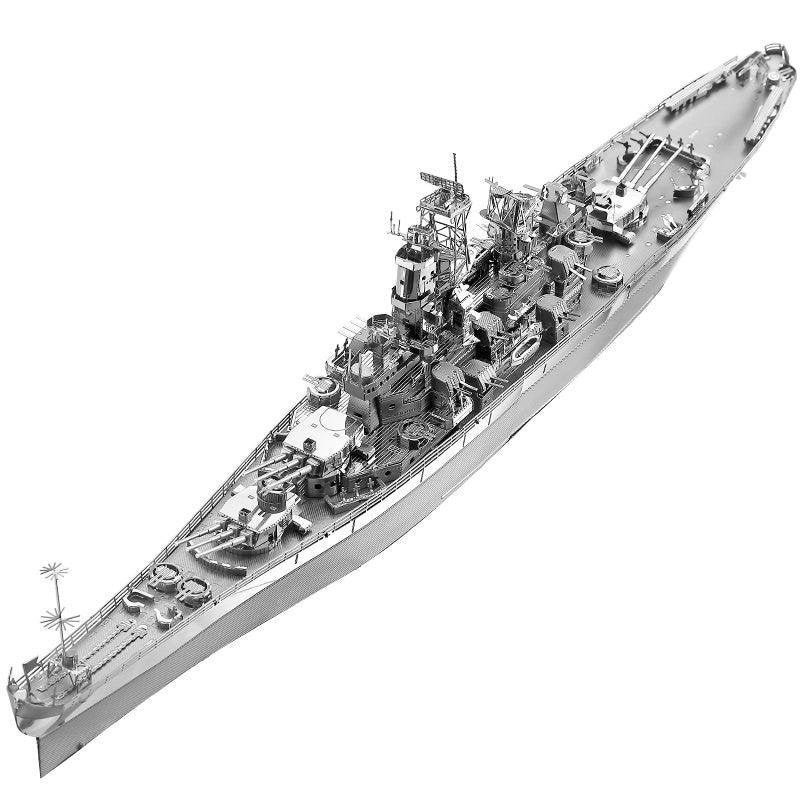 USS Missouri - metalen slagschip bouwpakket 30,5 cm, Hobby en Vrije tijd, Verzenden, Nieuw, Overige merken