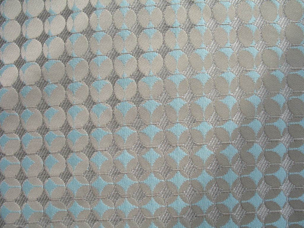 SALE: Limonta Frangola zachtblauw + beige; 15 mtr meubelstof, Overige materialen, 120 cm of meer, Beige, Ophalen of Verzenden