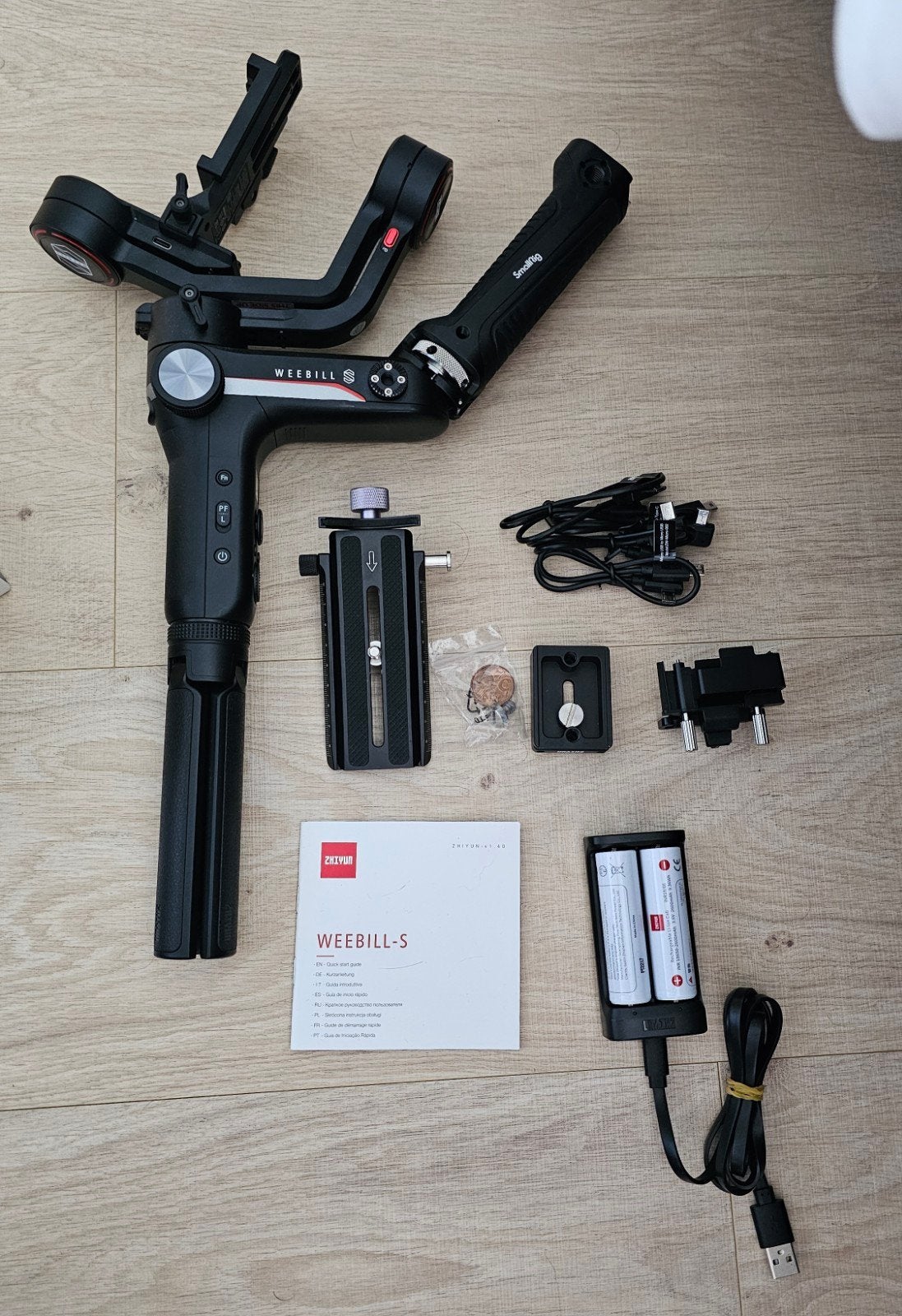 Zhiyun Weebill-S Gimbal + Accessories, Gimbal, Ophalen of Verzenden, Zo goed als nieuw, Zhiyun