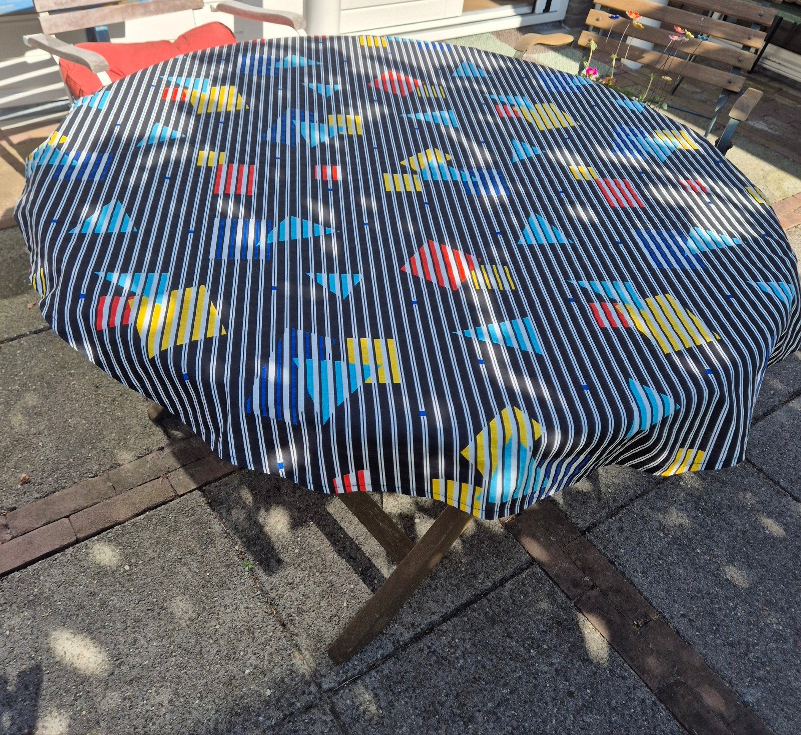 nieuw rond 130 cm tafelkleed, Rond, Nieuw, Ophalen of Verzenden, Katoen