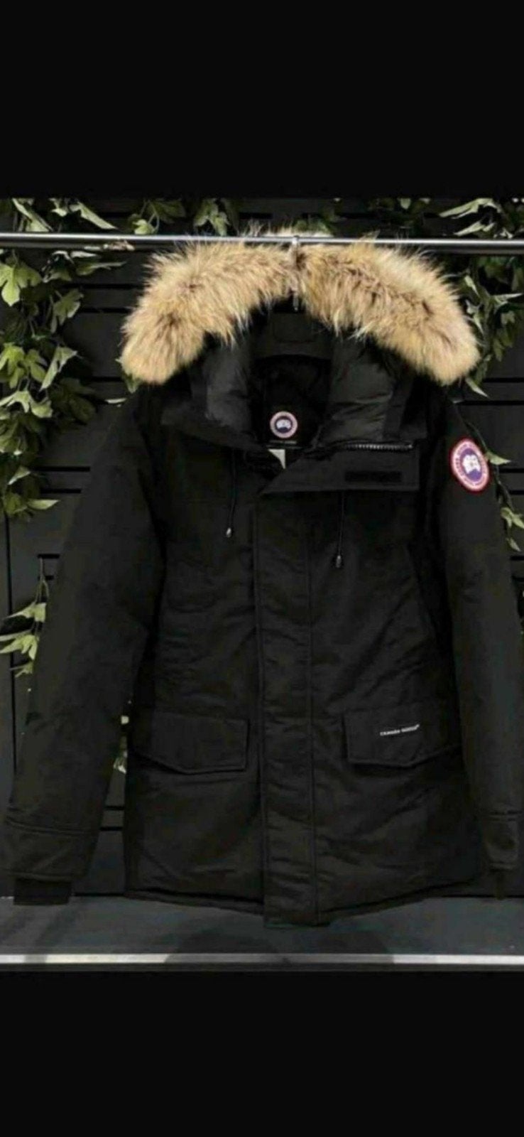 canada goose jas, Ophalen of Verzenden, Zo goed als nieuw, Maat 46/48 (XL) of groter, Zwart
