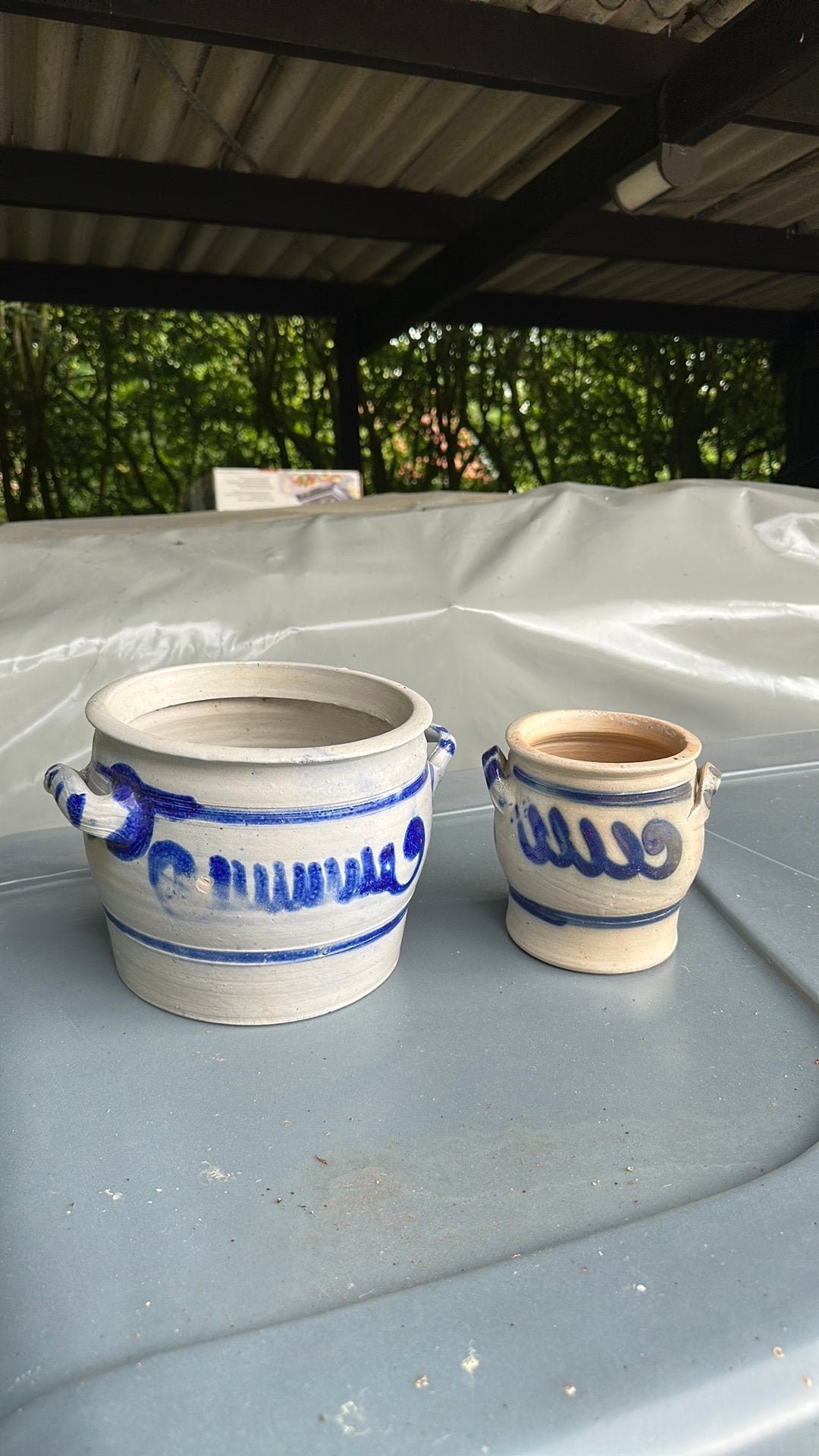 2 oude Keulse potten, Antiek en Kunst, Ophalen of Verzenden