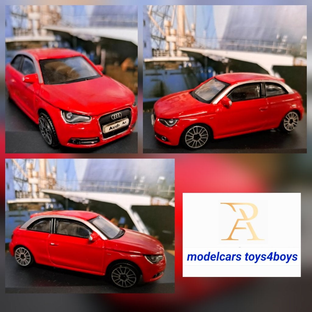 Audi A1 model 2010 1/43, Verzenden, Zo goed als nieuw, Auto, Overige merken
