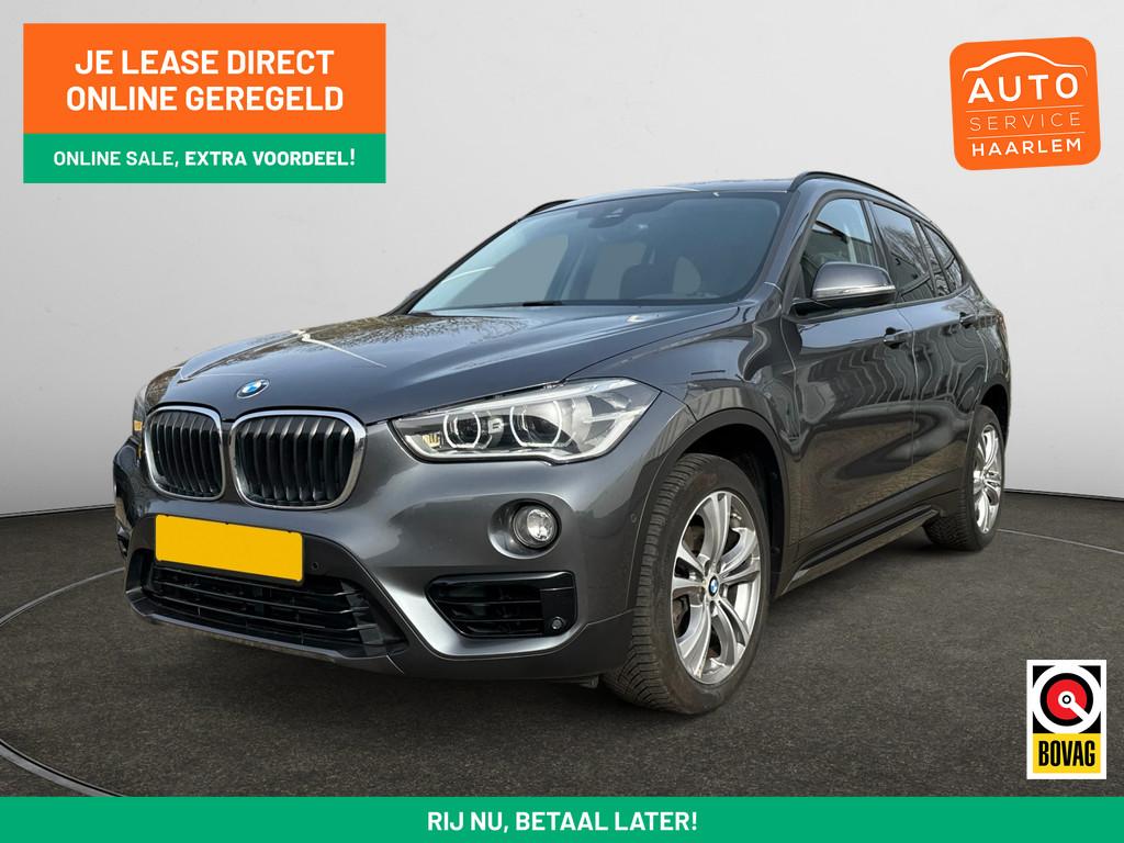 BMW X1 sDrive18i High Executive Aut- Sport Interieur, Stoelv, Stof, Gebruikt, Met garantie (alle), Origineel Nederlands