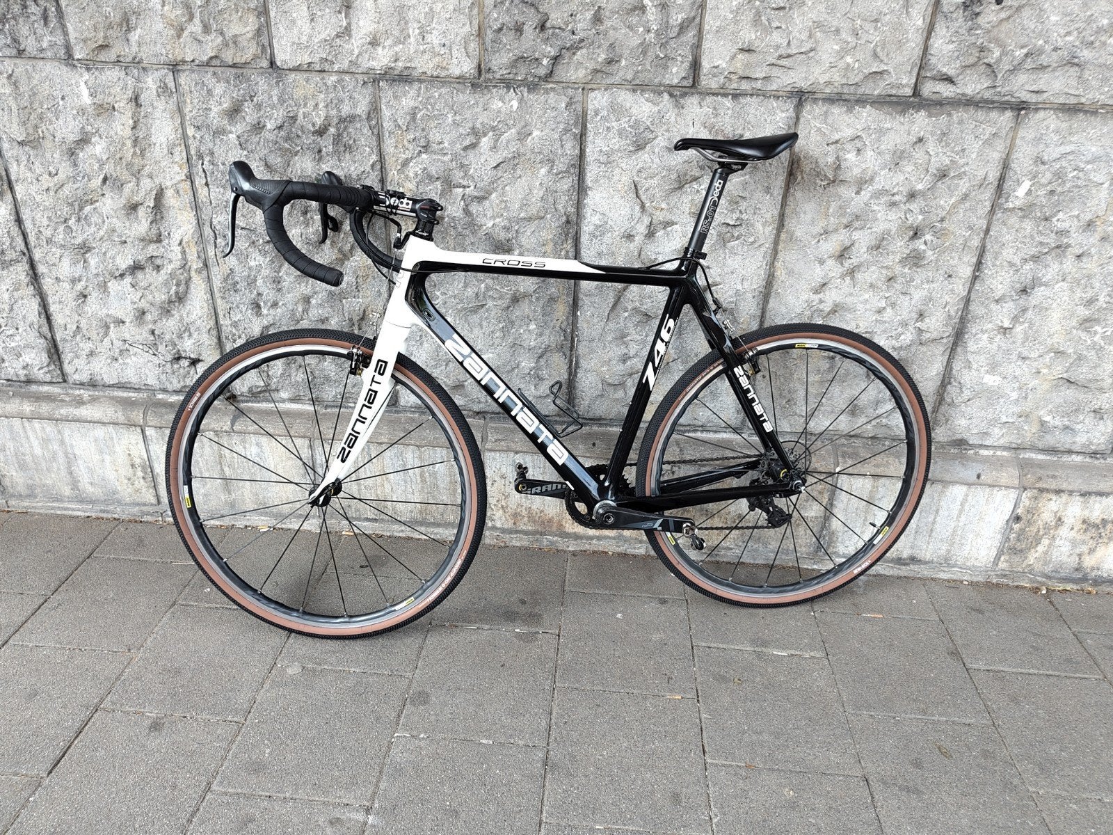 zannata z46 carbon gravelbike, Ophalen, Gebruikt, 10 tot 15 versnellingen, Velgrem
