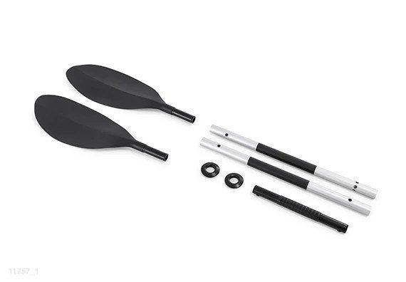 2 deelbare kayakpeddels (Intex Explorer), Ophalen of Verzenden, Gebruikt, 2-persoons