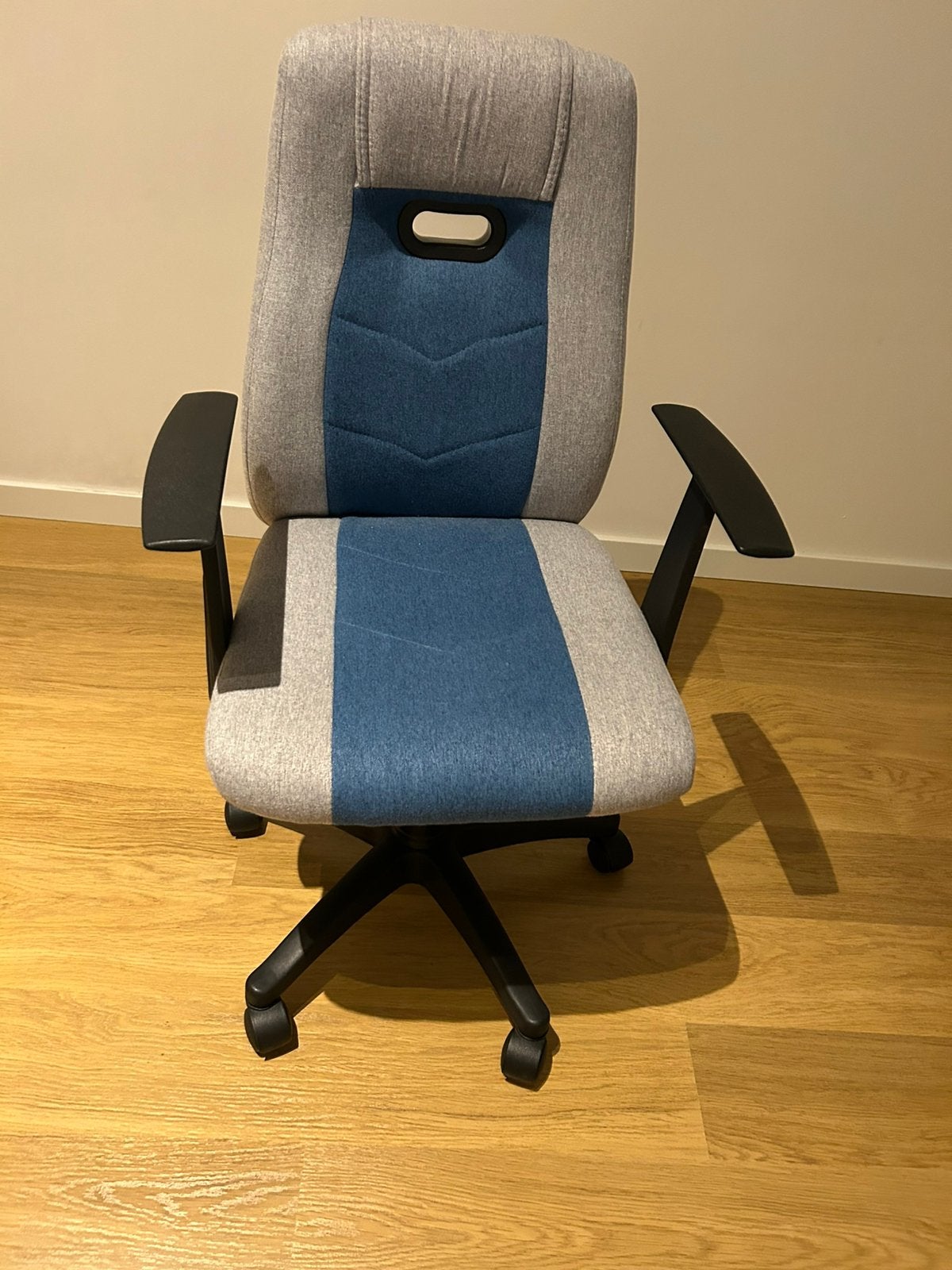 Kinder bureaustoel Grijs / Blauw, Ophalen of Verzenden, Zo goed als nieuw, Blauw