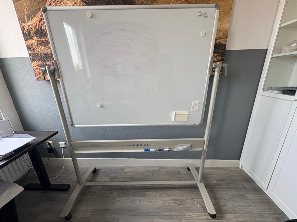 Verrijdbaar ivol whiteboard 120x90, Ophalen, Gebruikt, Overige typen