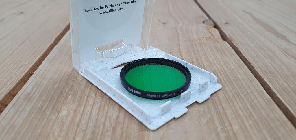 Tiffen Green 1 filter 52mm, Overige typen, Ophalen of Verzenden, Nvt, 50 tot 60 mm