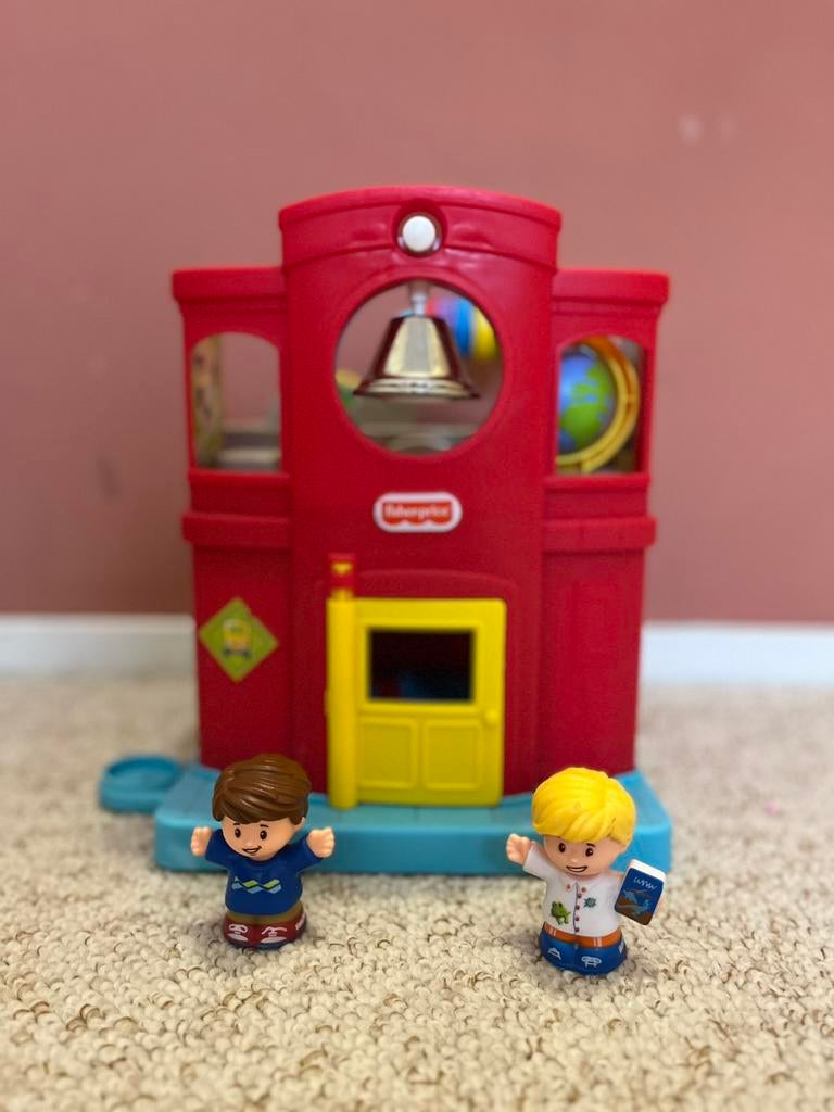 Fisher prive litle people school, Kinderen en Baby's, Speelgoed | Fisher-Price, Ophalen, Gebruikt, Speelset, Met geluid