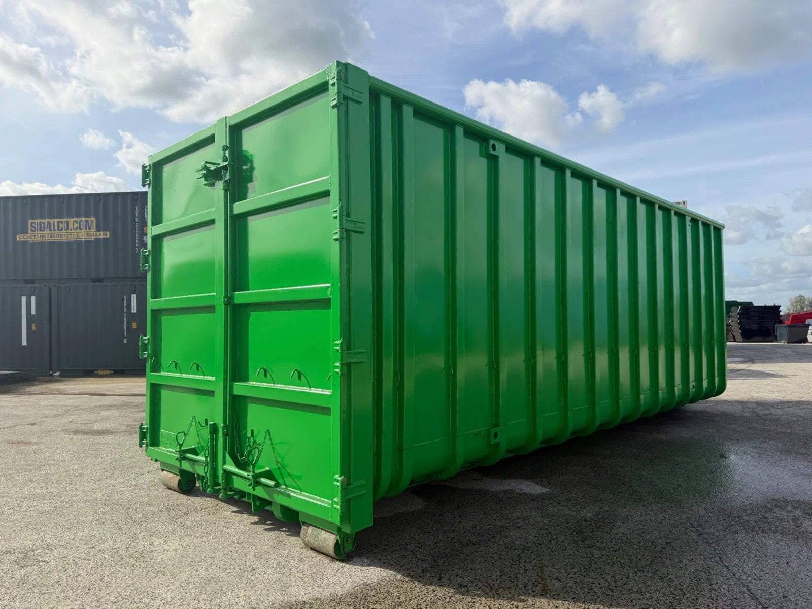 Sidalco 40m3 open container ral 6037 (bj 2026)