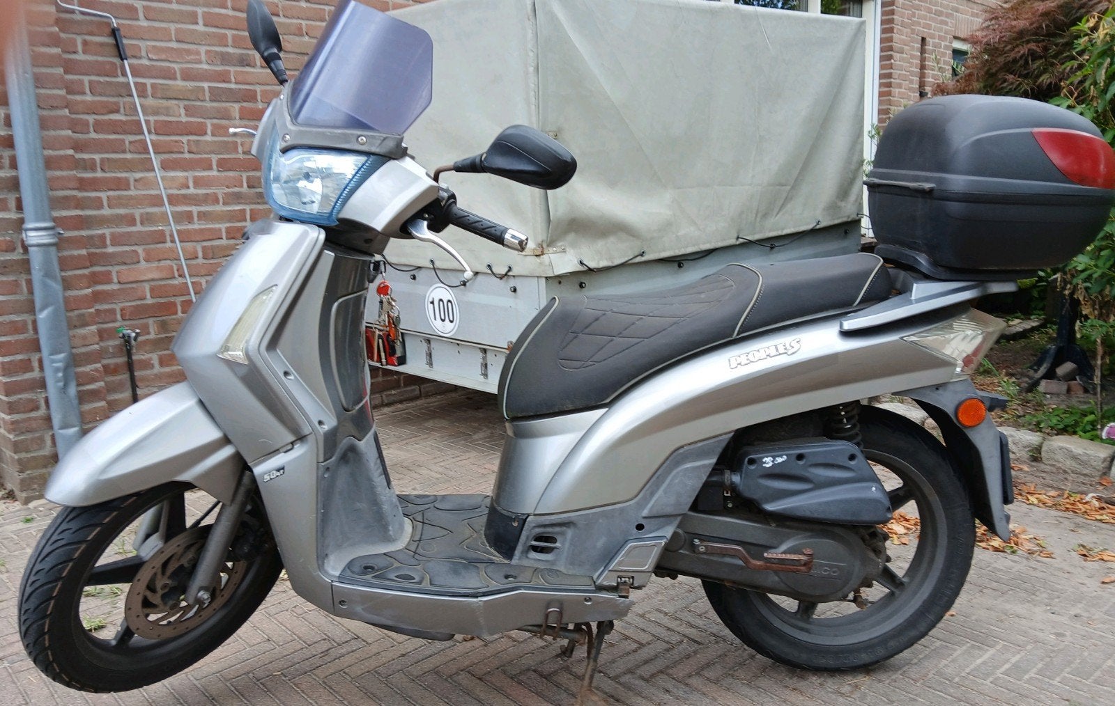 KYMCO PEOPLE S 4 TAKT grote wielen 2010, Ophalen, Gebruikt, Benzine, People S
