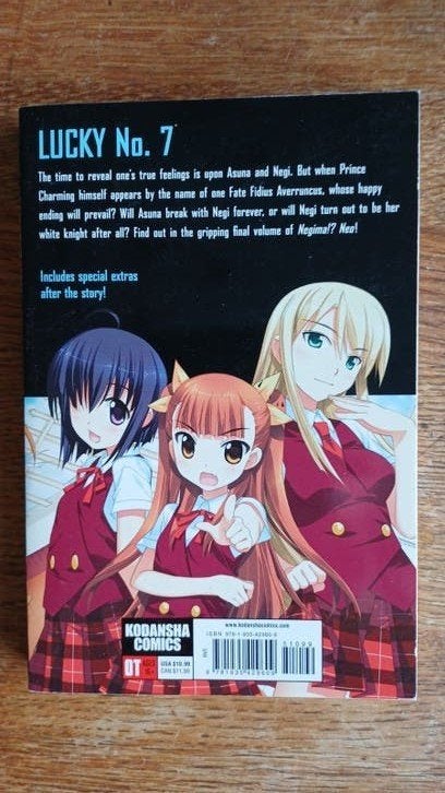 Negima! Magister Negi Magi Vol. 7 Manga, Eén stripboek, Ophalen of Verzenden, Zo goed als nieuw