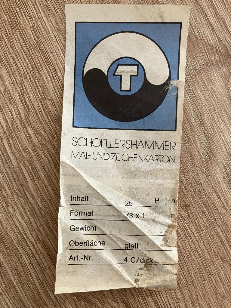 SCHOELLERSHAMMER tekenpapier Top Kwaliteit, Ophalen, Nieuw, Overige typen
