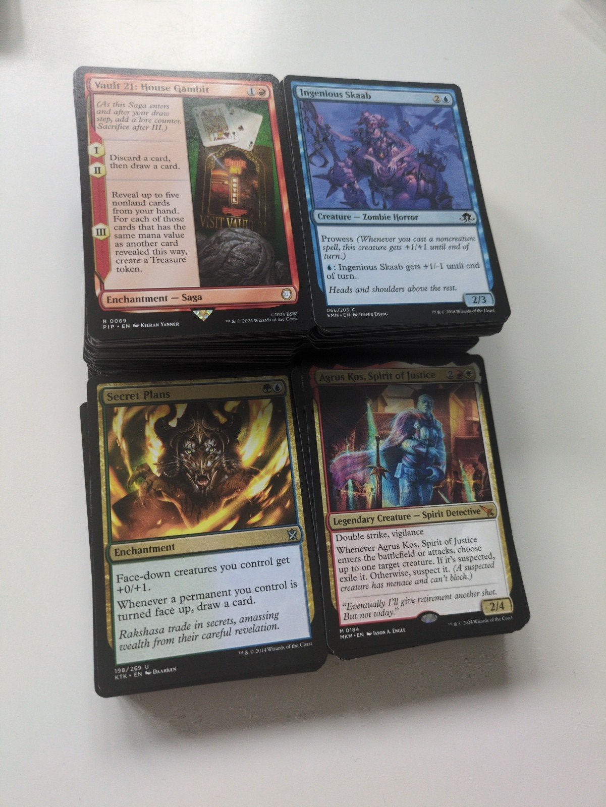 MTG Bulk 450 Kaarten | Oude & Nieuwe Sets | Rares, Ophalen of Verzenden, Zo goed als nieuw, Meerdere kaarten