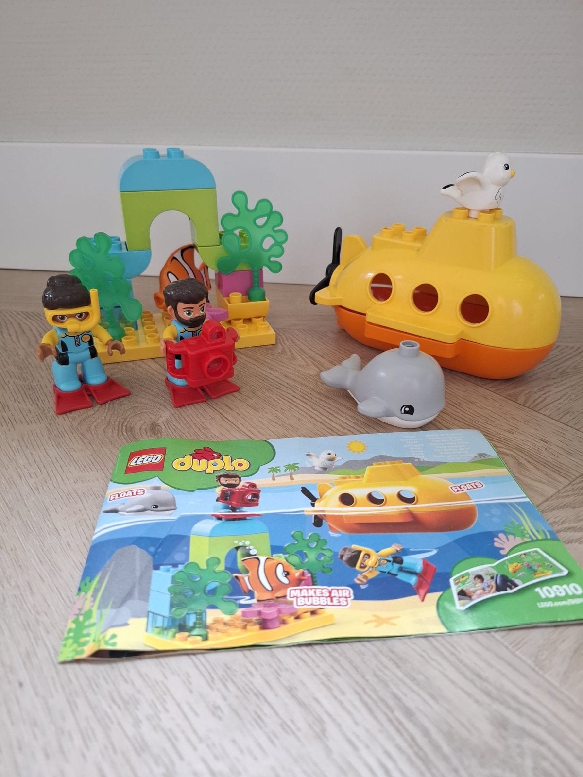 Lego Duplo Onderzeeboot Avontuur 10910 - Complete set, Overige thema's, Ophalen of Verzenden, Zo goed als nieuw, Compleet