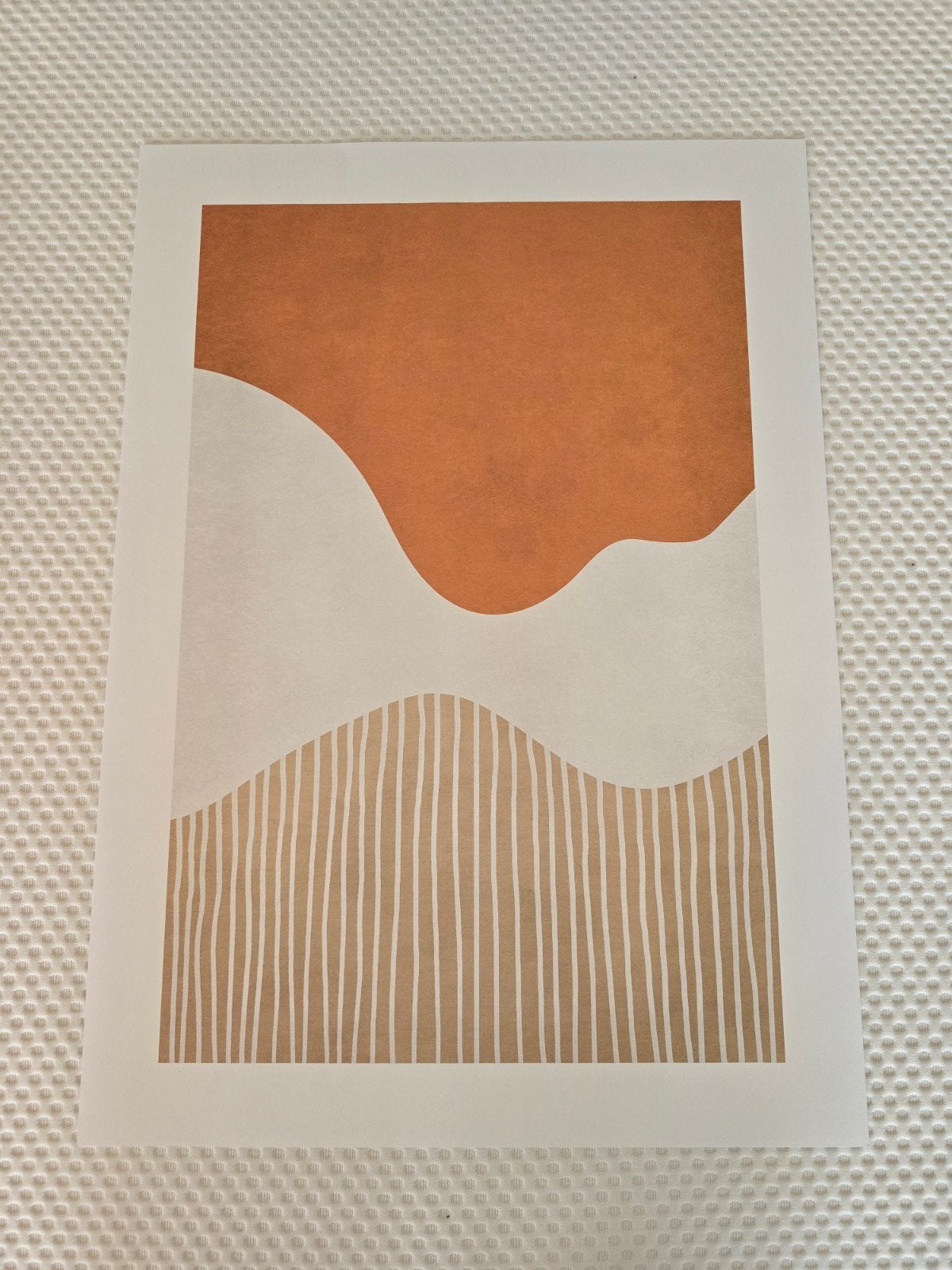 Desenio poster 'Abstract shapes and lines' 50x70, Ophalen, Zo goed als nieuw, A1 t/m A3, Rechthoekig Staand