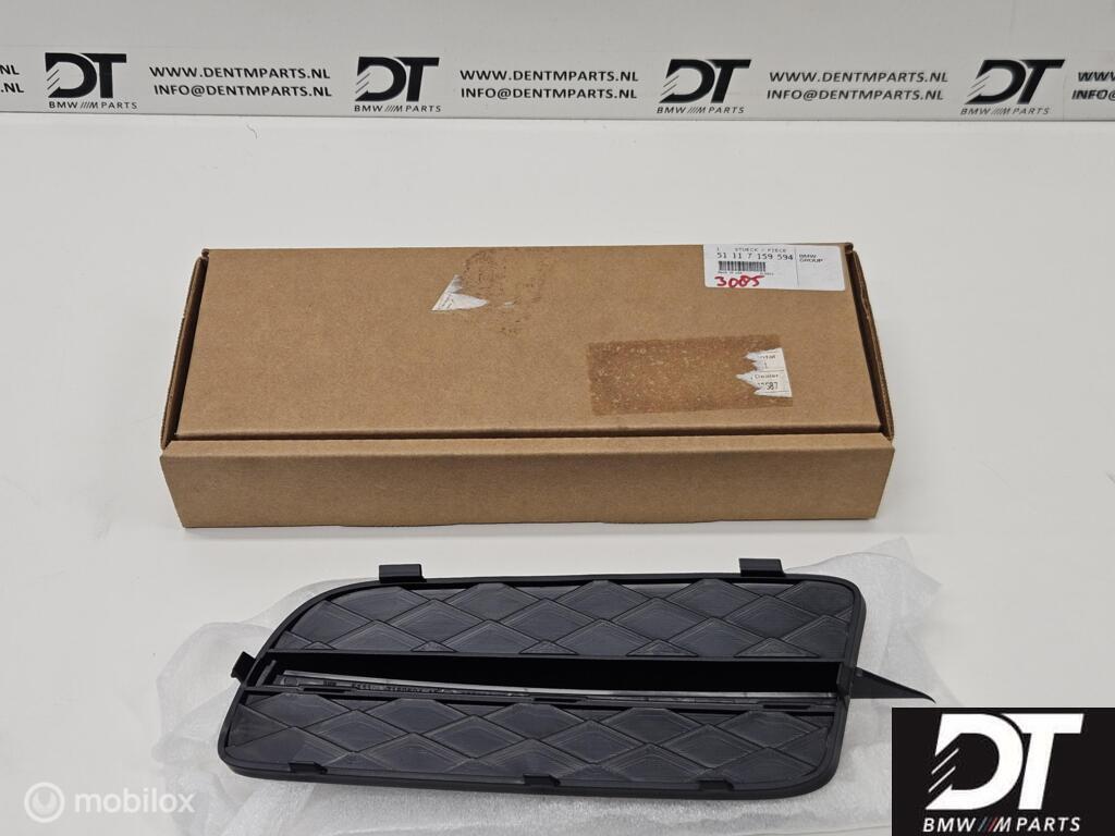 Bumpergrille rechts BMW X5 E70 51117159594, Auto-onderdelen, Nieuw, Ophalen of Verzenden