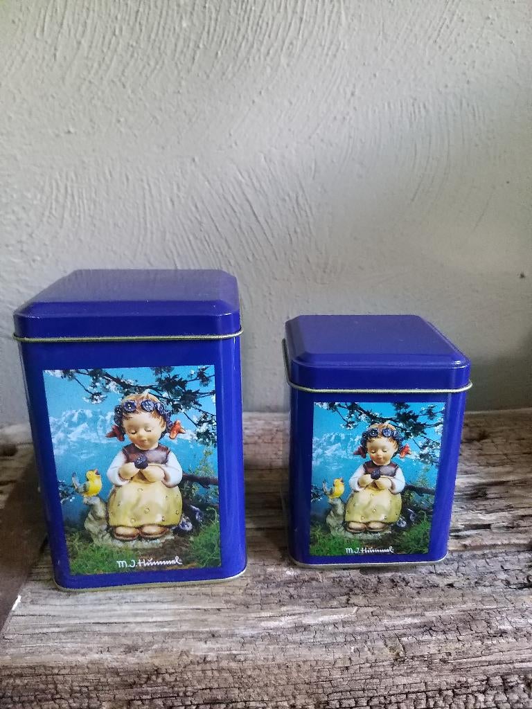 hummeltjes blikjes blauw, Ophalen of Verzenden, Gebruikt, Overige