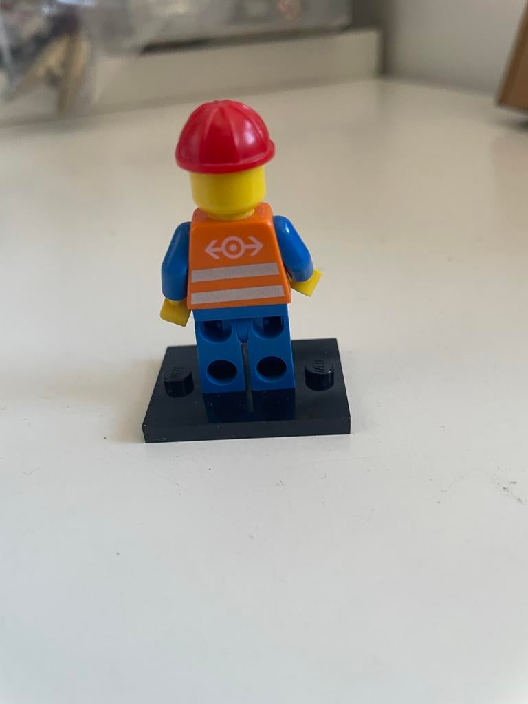 Lego Minifiguur City bouwvakker, City, Lego, Ophalen of Verzenden, Zo goed als nieuw